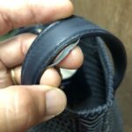 レザーバッグ持ち手色剥がれ修理