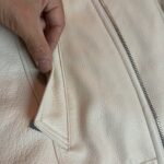 レザージャケット破れ直し