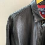 ラルフローレンレザージャケット色薄れ直し