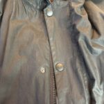 バブアーボタン修理