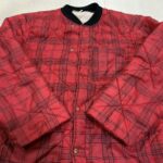 キルティングジャケット袖先リブ直し