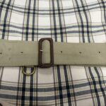 バーバーリートレンチコートレザーバックル剥がれ