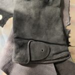 レザーグローブボタン取れ修理