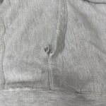 リバースウィーブポケット破れ