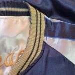 スカジャン襟リブ穴補修