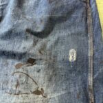 ヴィンテージデニム破れ補修