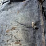 ヴィンテージデニム破れ補修