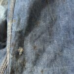 ヴィンテージデニム破れ補修